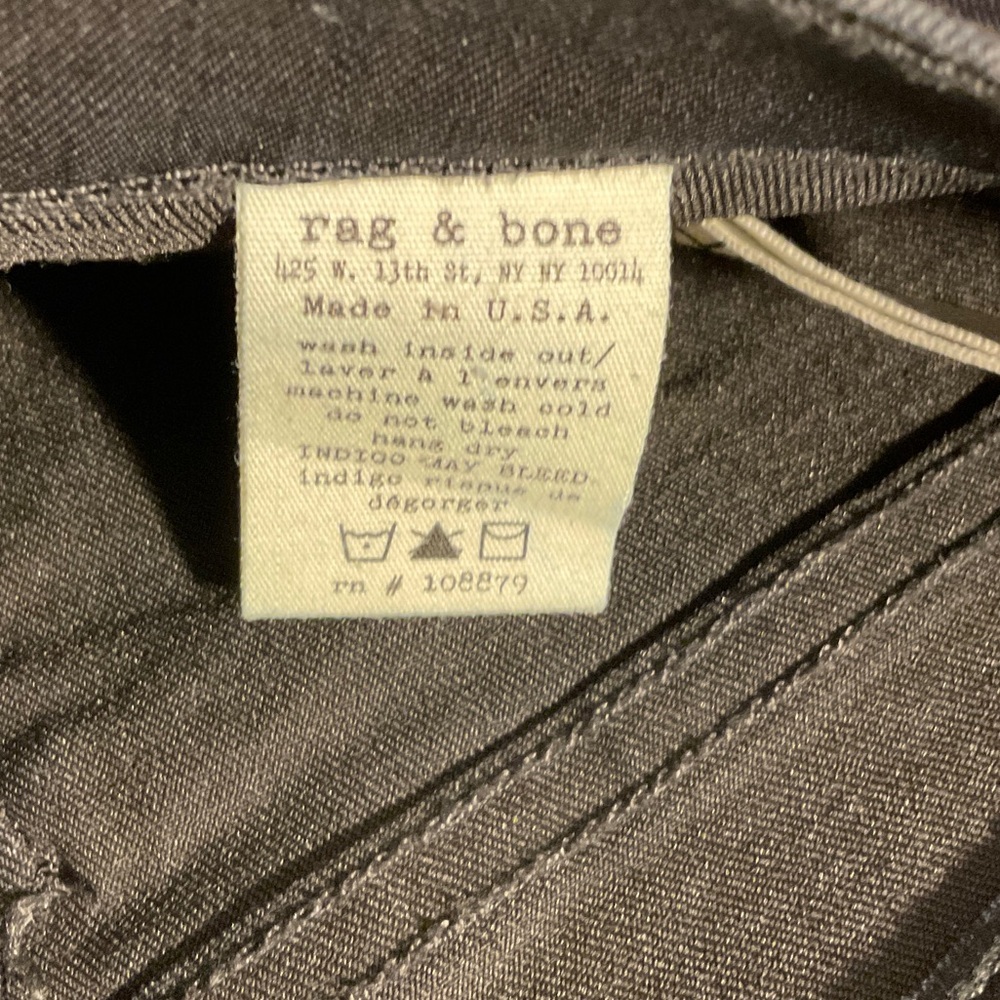 Rag & Bone Women's Black Skinny Jeans - Picture 2 of 5
